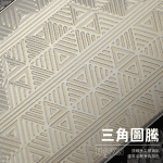 背貼【全透明】 - 三角圖騰 - Image 1