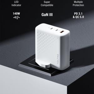 VOLTME|Revo 140 PD140W (USB-Cx2+USB-A) 三端口快速充電器 (英規) - Image 2