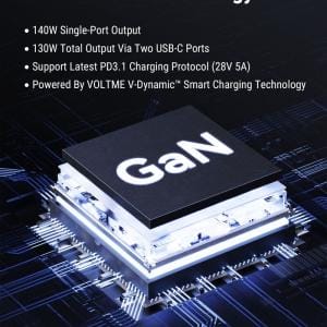 VOLTME|Revo 140 PD140W (USB-Cx2+USB-A) 三端口快速充電器 (英規) - Image 5